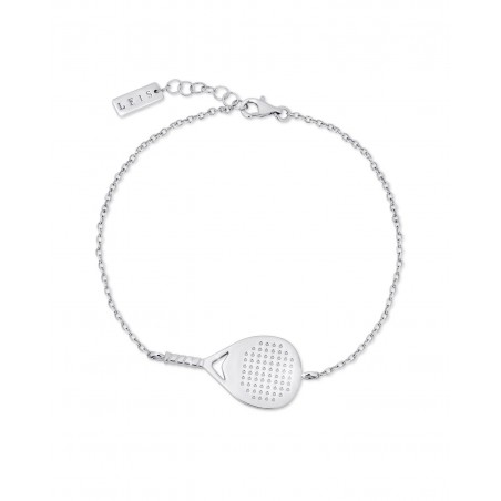 Bracciale Bandeja X3 unisex in argento rodiato  - 3