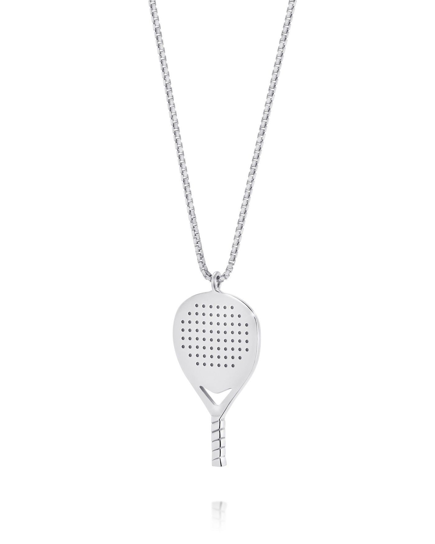 Herren Silber Padel Halskette X3  - 2