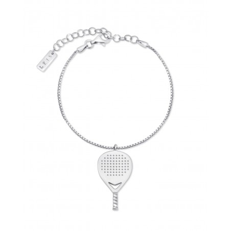 Damen Silber Padel Armband X3  - 2
