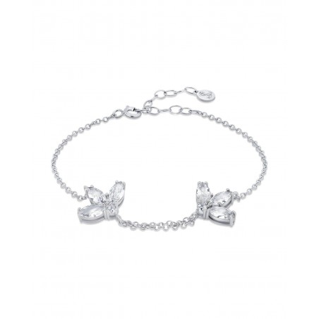 Blume Armband Fiore mit weißen Zirkonia  - 2