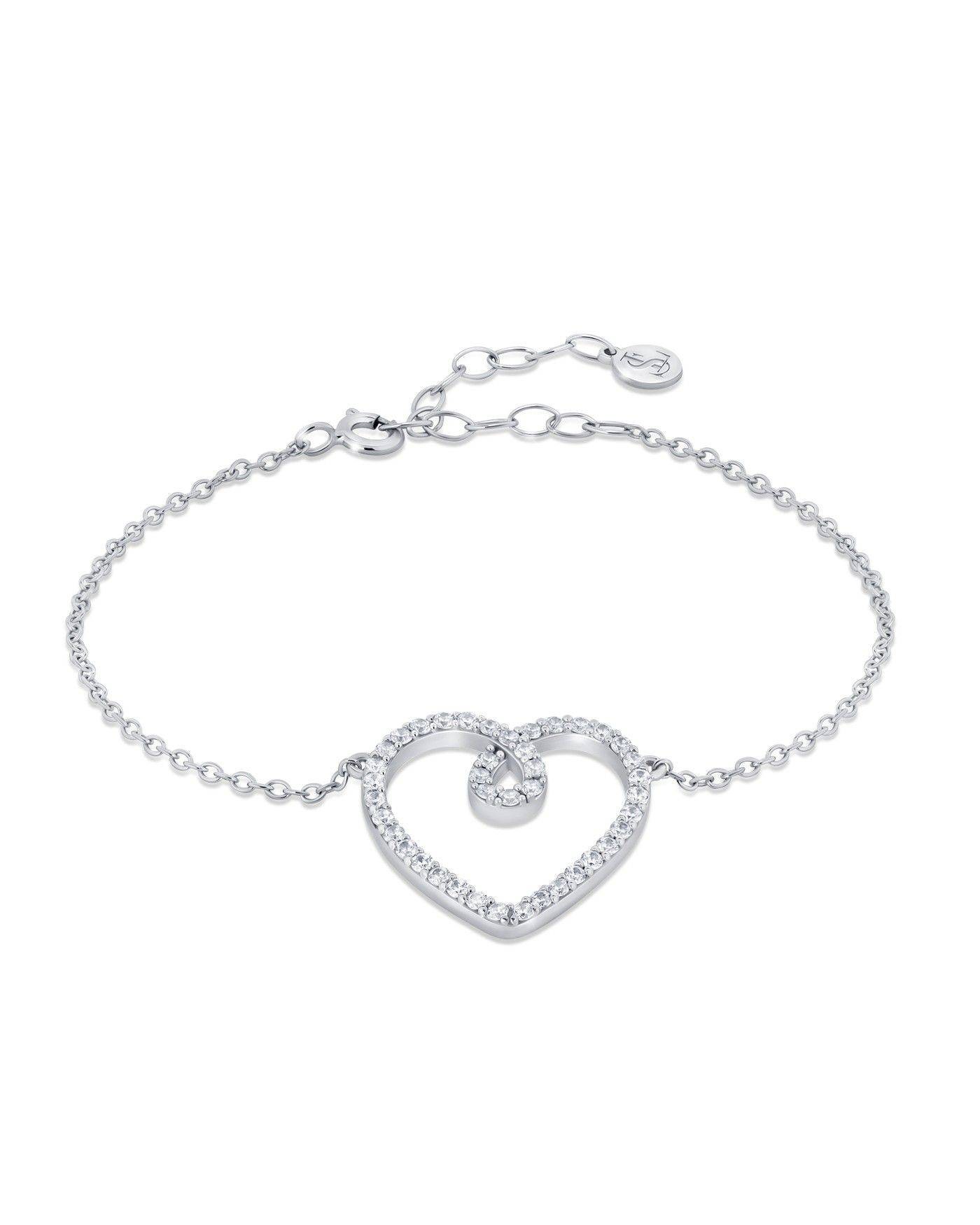 Bracciale Eterna Cuore Bianco  - 2