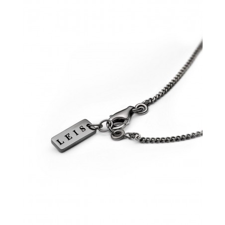 Men's dark silver Minimal bracelet  - 3