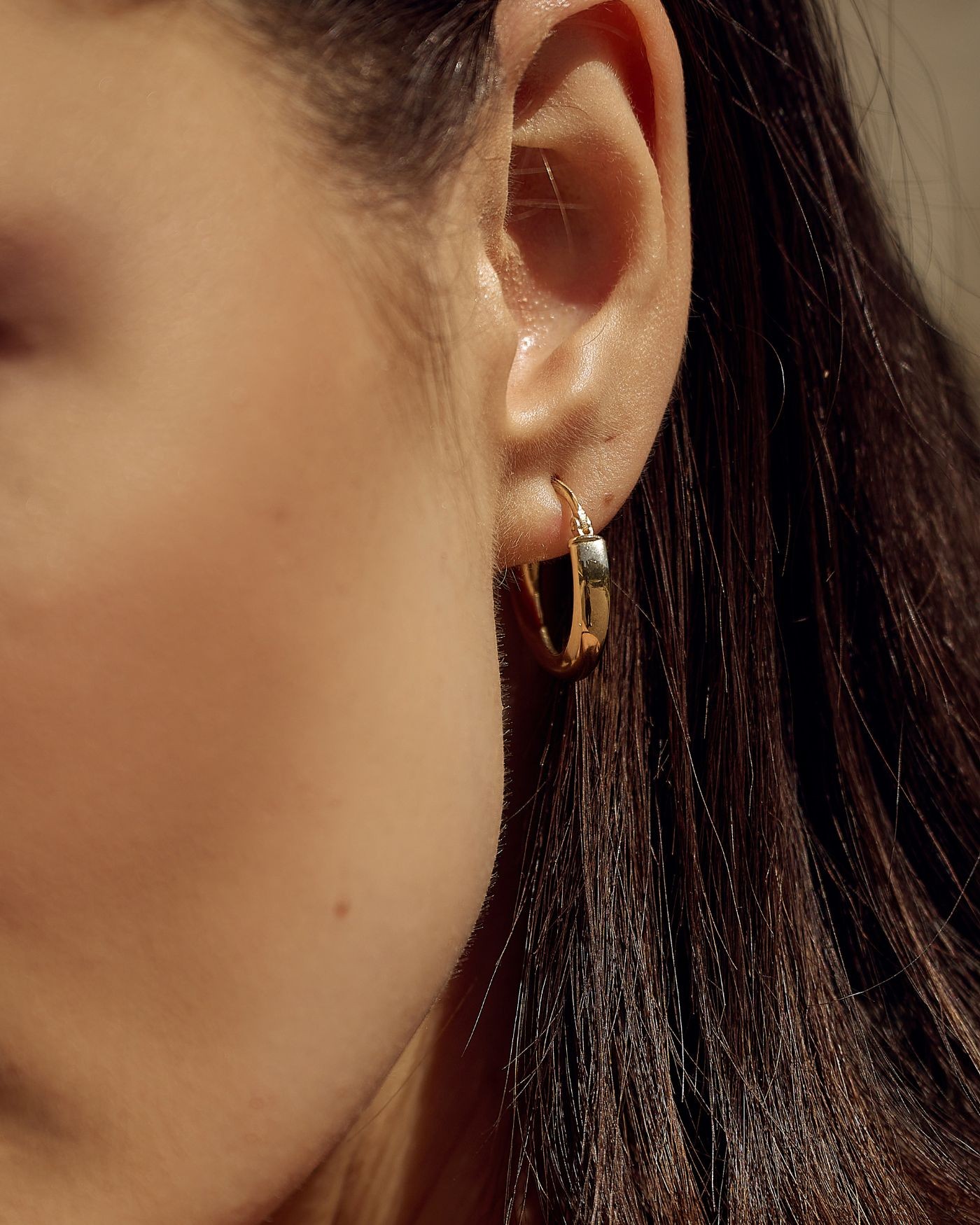 Gold-gilded round earrings Dolce Vita  - 3