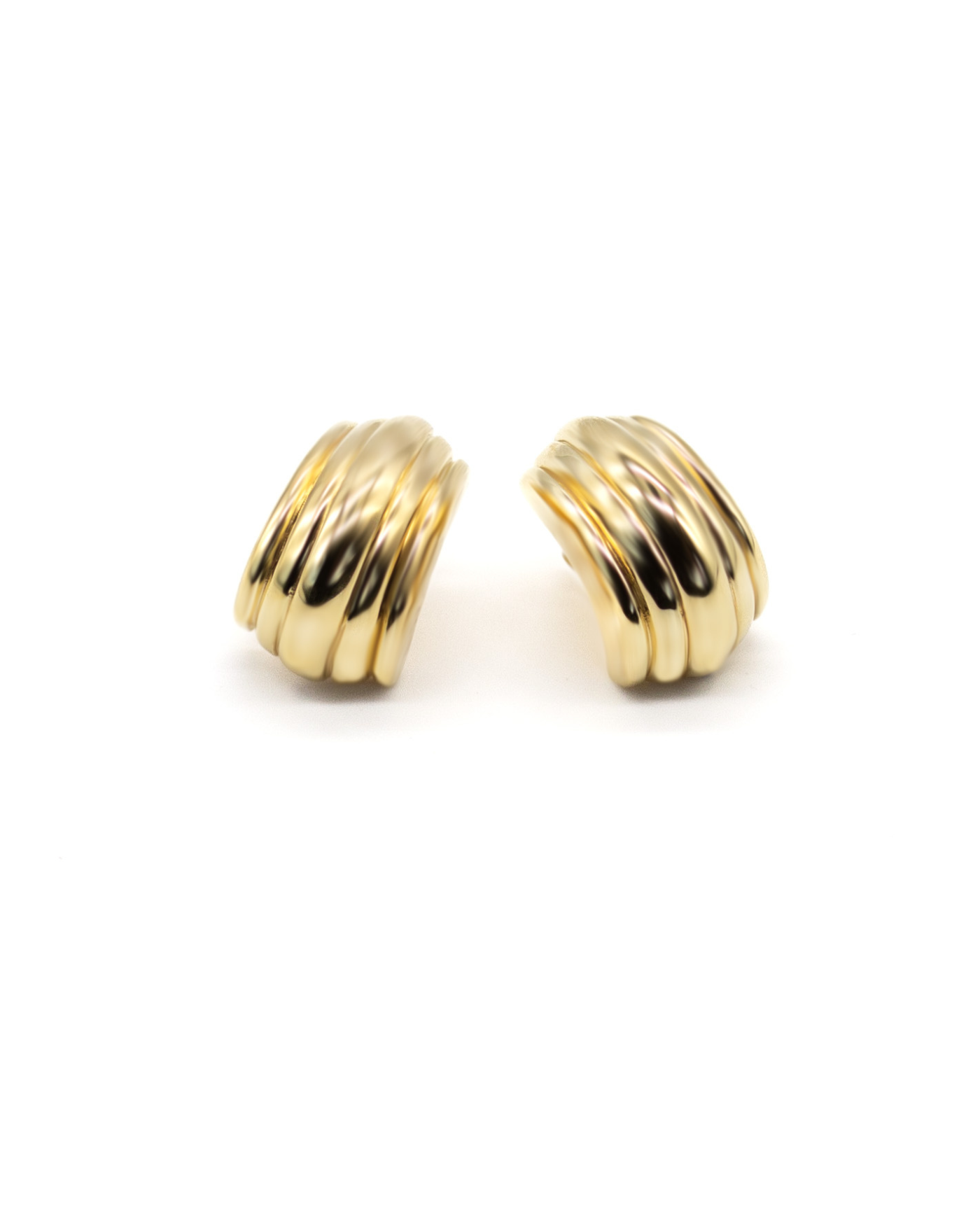 Electroforming Amalfi Earrings 18k gold-gilded  - 4