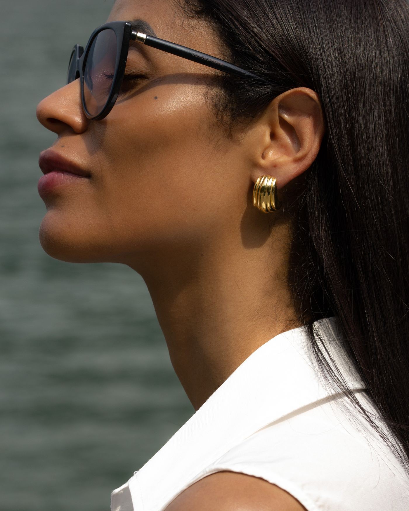 Orecchini Amalfi elettroformati doratura oro 18k  - 3