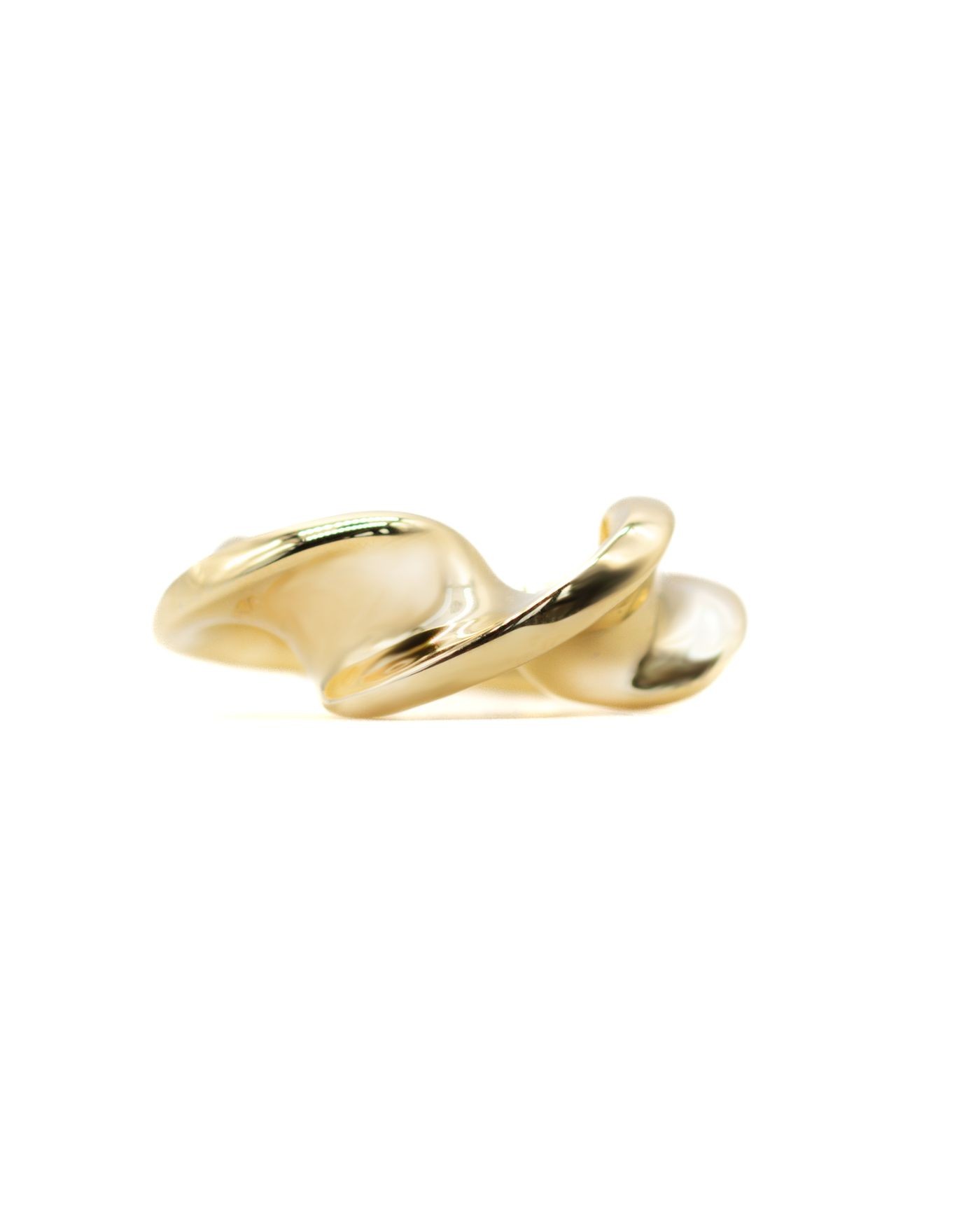 Electroformed 18K gold-gilded Onde Ring  - 4