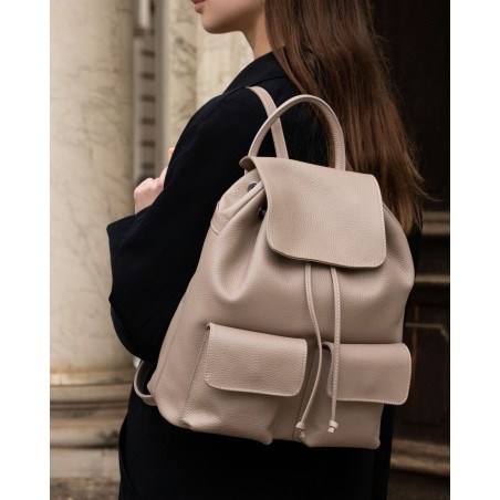 copy of Borsa Shopper in pelle Nude  - 1