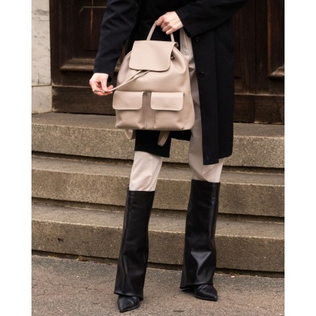 copy of Nude Shopper-Tasche aus Leder  - 4