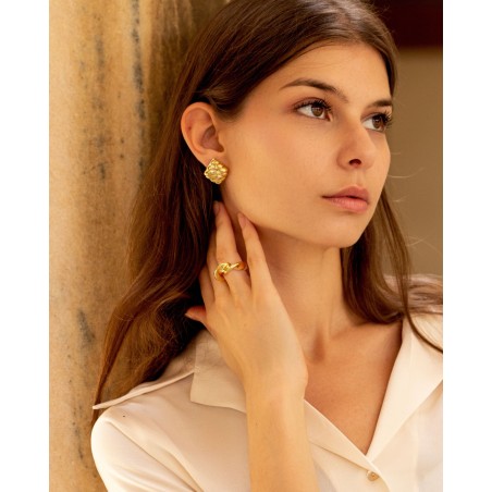 Anello Onde elettroformato doratura 18K  - 5