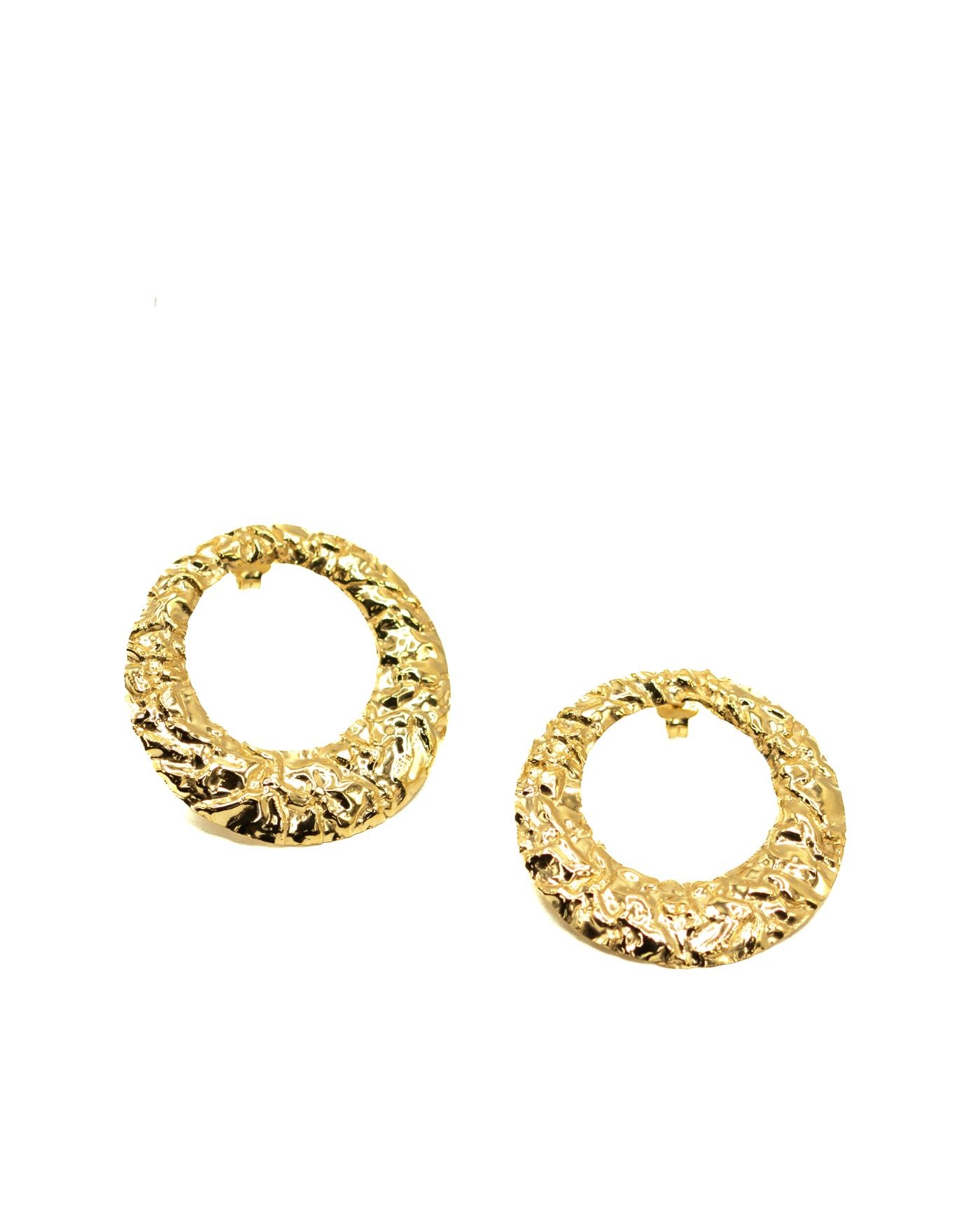 Aurora earrings 18k gold-gilded  - 3