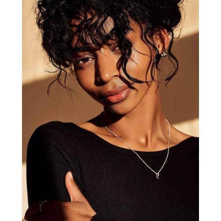 Halskette Raffinata mit schwarzem Herz  - 4