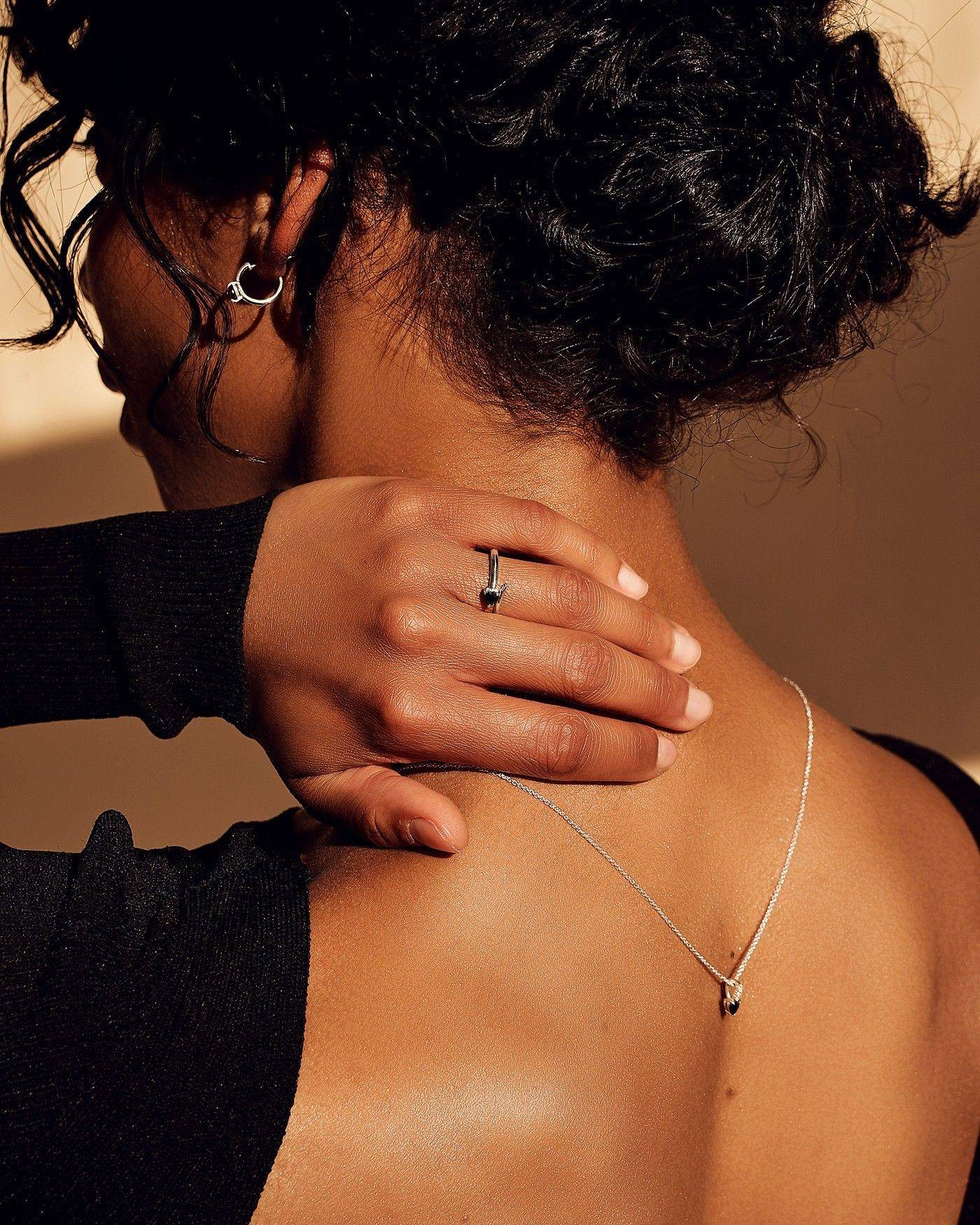 Ring Raffinata with black heart  - 4