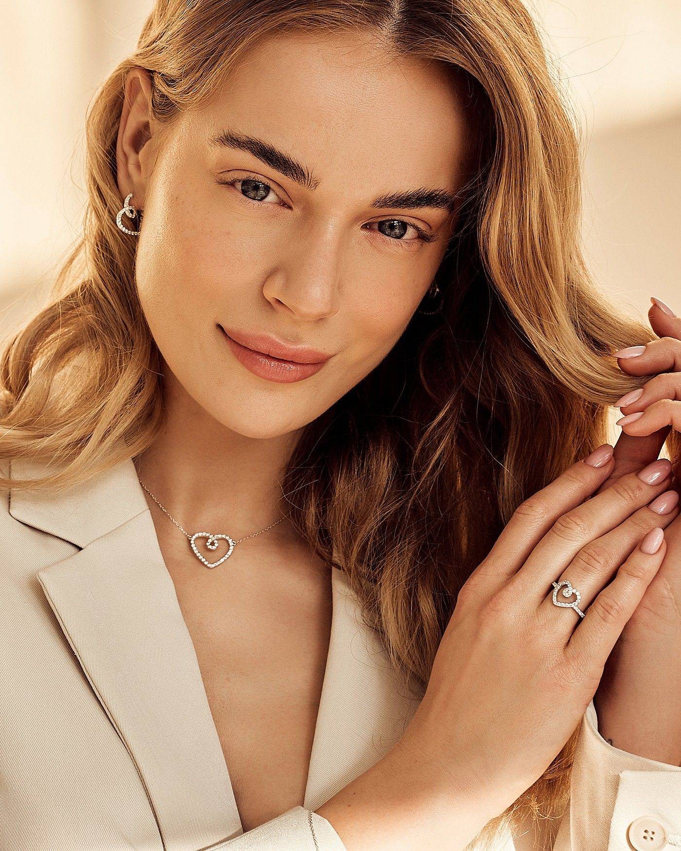 White Heart Ring Eterna  - 4