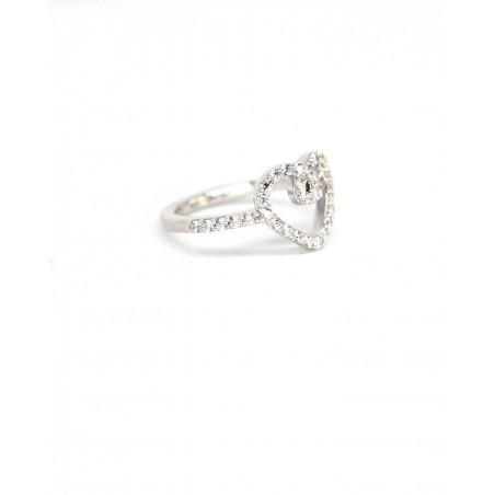 White Heart Ring Eterna  - 3