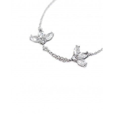 Blume Armband Fiore mit weißen Zirkonia  - 3