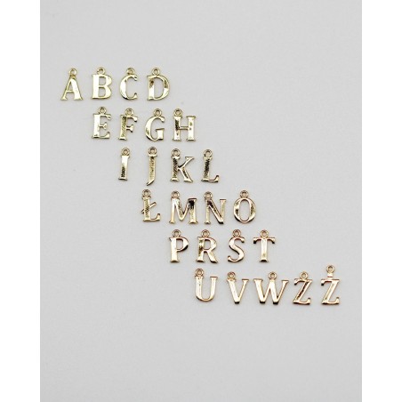 Ohrring Alfabeto mit weißer Zirkon  - 5