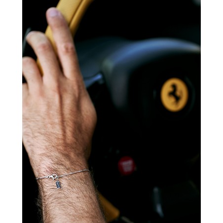 Bracciale Minimal da uomo in argento  - 4