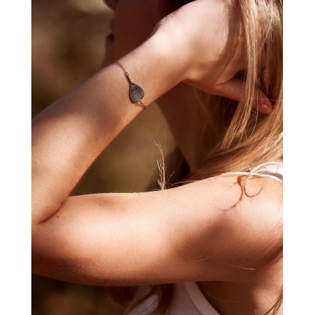 Bracciale Bandeja X3 unisex in argento rodiato  - 1