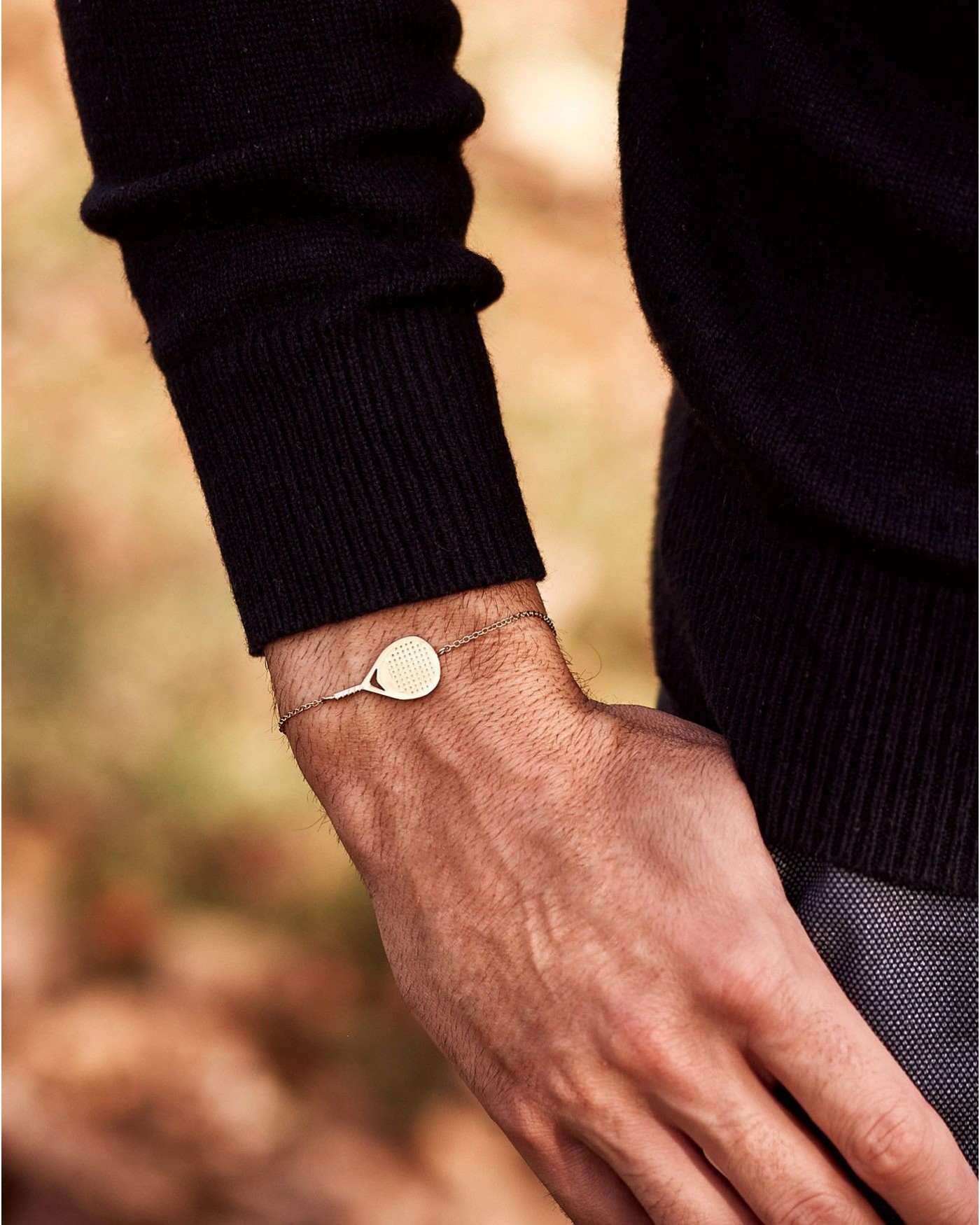 Silver gold gilded bracelet Bandeja X3 unisex  - 1